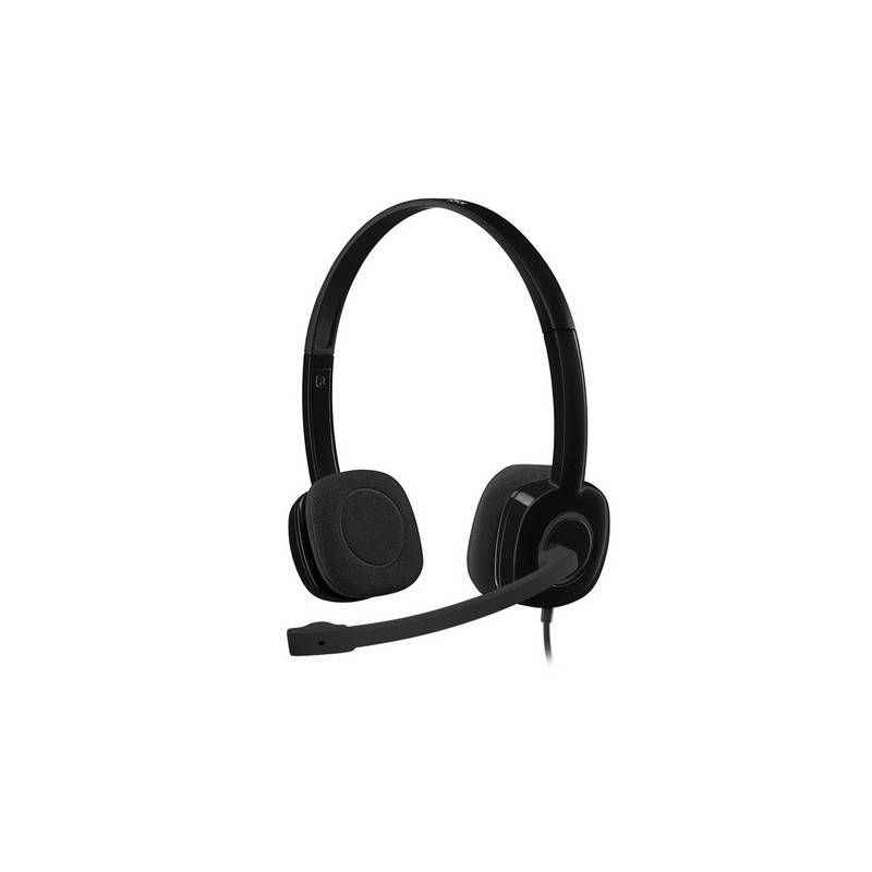 Slušalke Logitech 3.5 H151 stereo z mikrofonom - črne