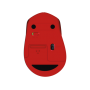 Miš Logitech Brezžična M330 Optična Silent Plus rdeča