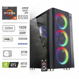 Gaming računalnik MEGA 6000Y AMD Ryzen R5-5500 | 16GB | RTX