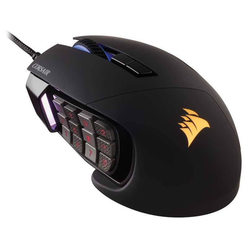 Gaming miška Corsair SCIMITAR RGB ELITE - Črna