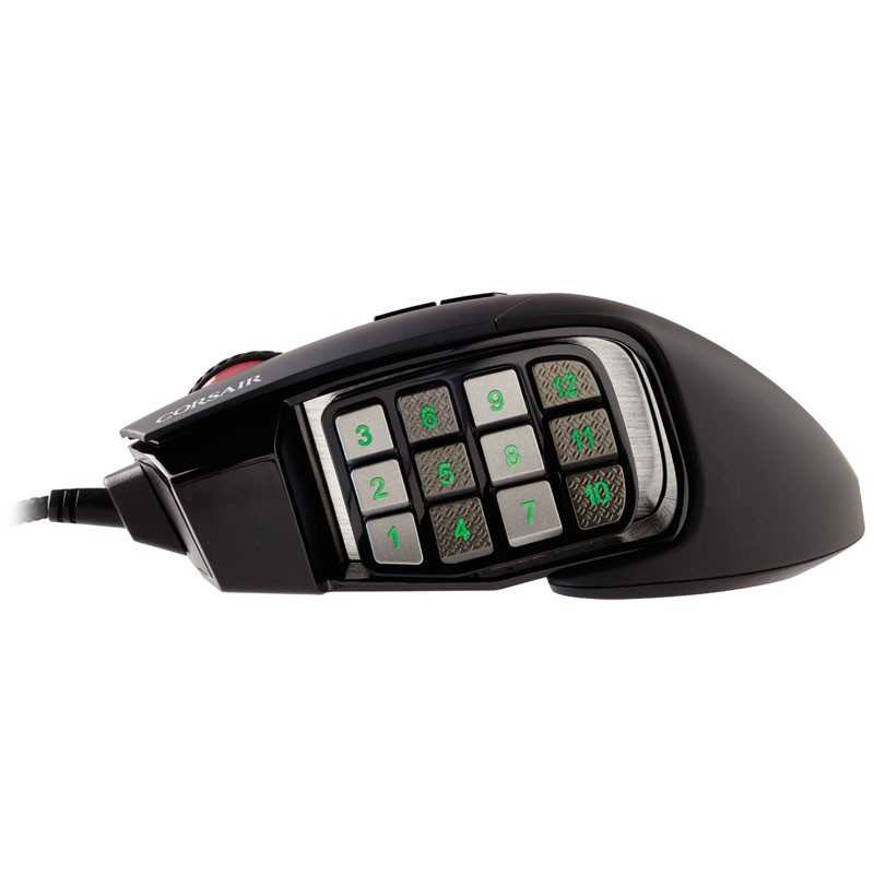 Gaming miška Corsair SCIMITAR RGB ELITE - Črna