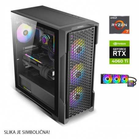 Gaming računalnik Advanced AMD Ryzen™ 7-5700X | RTX 4060 Ti |