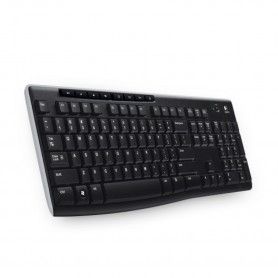 Tipkovnica brezžična Logitech K270 US international | SLO gravura črna