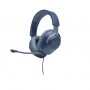 Slušalke žične JBL naglavne z mikrofonom 1x3,5mm Quantum 100 modre (JBLQUANTUM100BLU)