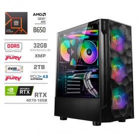 Gaming računalnik MEGA S7 AMD Ryzen 7-7700 | 32GB-DDR5 | RTX4070 | 2TB-NVMe | Brez OS