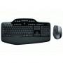 Tipkovnica in miš Logitech brezžična desktop MK710 US international črna Unyfiying SLO grav...
