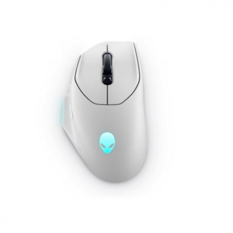 Miš Dell brezžična, USB Alienware AW620M (Lunar Light) optična gaming 7 gumbov 26000DPI RGB...