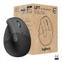 Miš brezžična + Bluetooth Logitech Lift Vertical For Business 4000DPI ergonomična grafitna ...