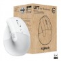Miš brezžična + Bluetooth Logitech Lift Vertical For Business 4000DPI ergonomična bela (910...