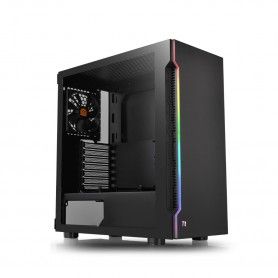Ohišje Thermaltake H200 TG MidiATX - črna RGB