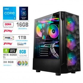 Gaming računalnik MEGA S7 Intel Core i5-13600K | RTX4060Ti-8GB | 16GB | 1TB-NVMe | Brez OS