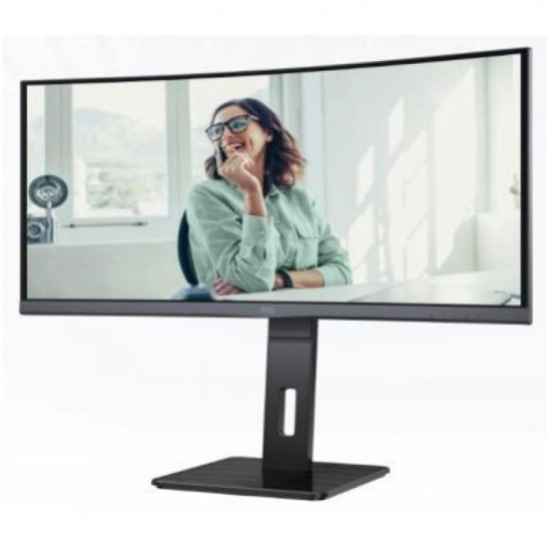 Monitor AOC 86,4 cm (34,0") CU34P3CV 3440x1440 Curved 100Hz VA 4ms HDMI DisplayPort USB-C 65W 4...