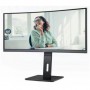 Monitor AOC 86,4 cm (34,0") CU34P3CV 3440x1440 Curved 100Hz VA 4ms HDMI DisplayPort USB-C 65W 4...
