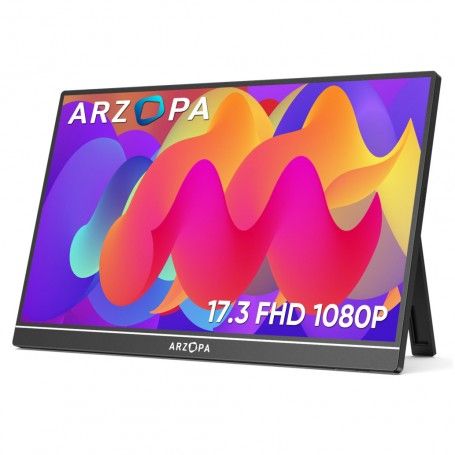 Prenosni monitor Arzopa 43,9 cm (17,3") A1 M 1920x1080 IPS 5ms HDMI-Mini USB-C Zvočniki NTSC72...
