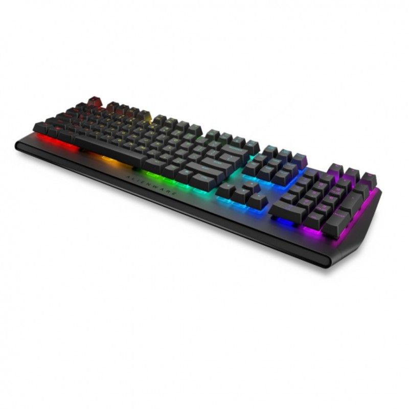 Tipkovnica Dell USB gaming Alienware AW410K US international Cherry MX Brown RGB črna (545-BB...