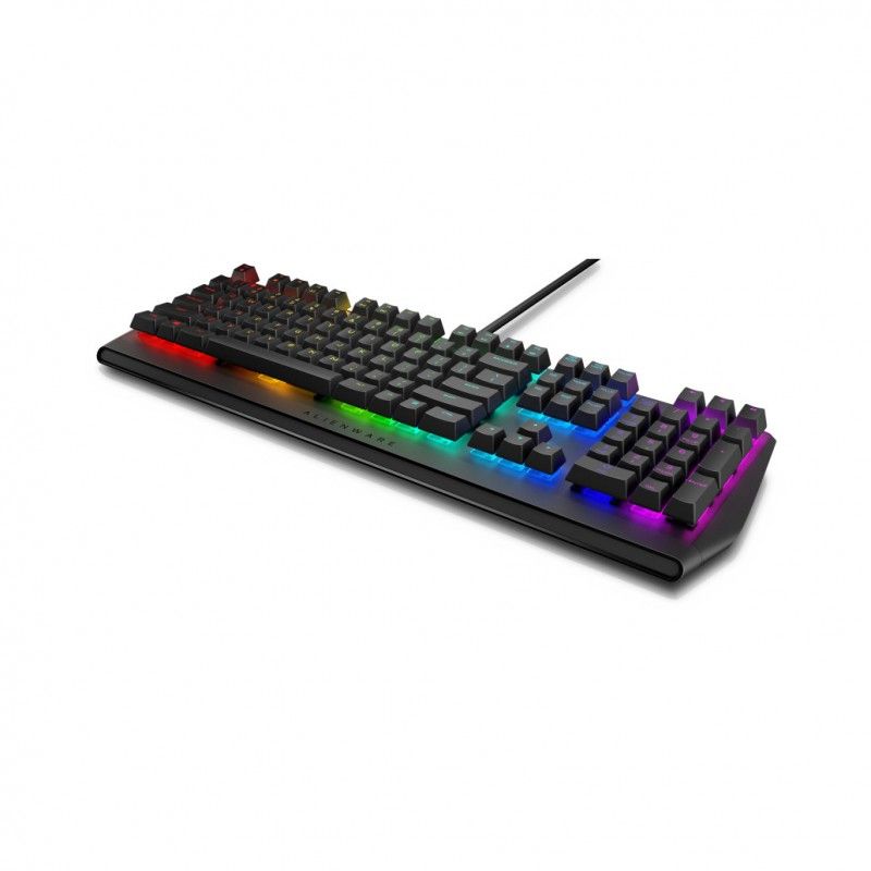 Tipkovnica Dell USB gaming Alienware AW410K US international Cherry MX Brown RGB črna (545-BB...