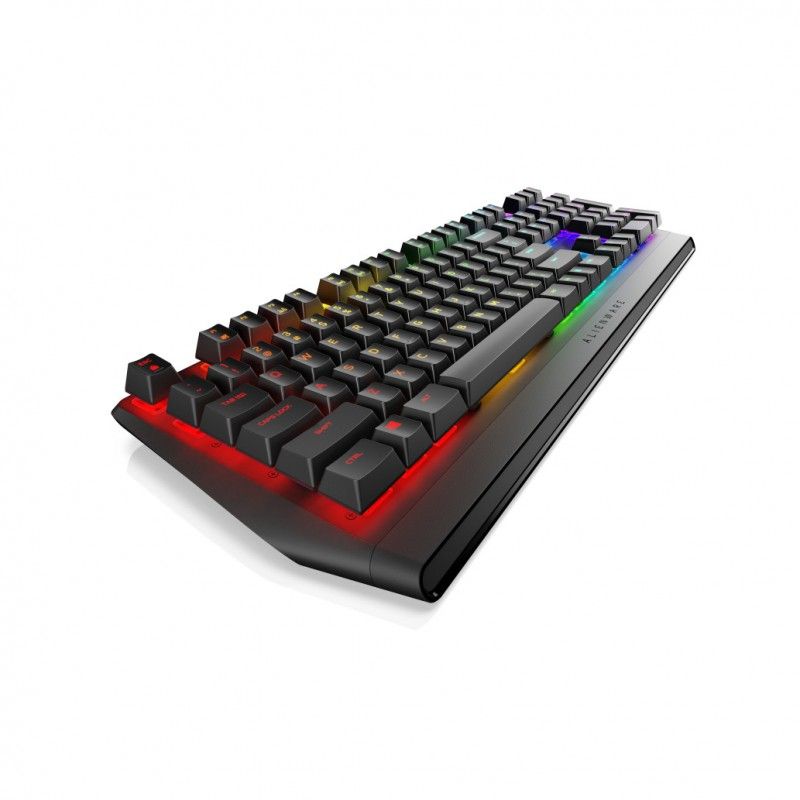 Tipkovnica Dell USB gaming Alienware AW410K US international Cherry MX Brown RGB črna (545-BB...