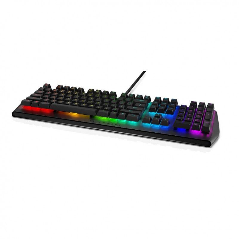 Tipkovnica Dell USB gaming Alienware AW410K US international Cherry MX Brown RGB črna (545-BB...
