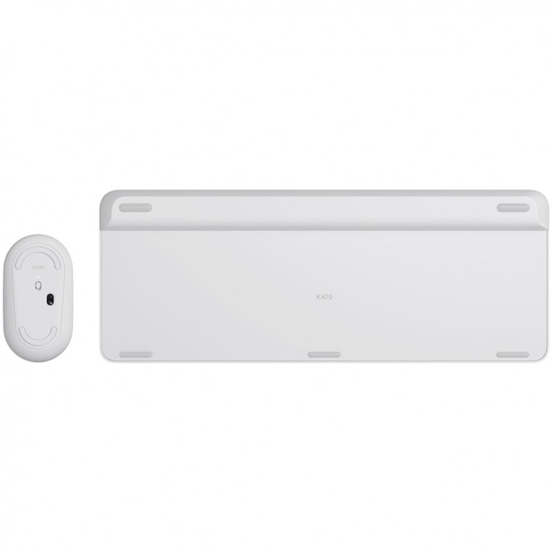 Tipkovnica in miš Logitech brezžična MK470 Combo SLO bela (920-009205)
