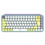 Tipkovnica Logitech Brezžična POP Keys z EMOJI mehanska mint SLO gravura (920-010736)