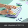 Tipkovnica Logitech Brezžična POP Keys z EMOJI mehanska mint SLO gravura (920-010736)