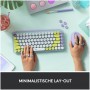 Tipkovnica Logitech Brezžična POP Keys z EMOJI mehanska mint SLO gravura (920-010736)