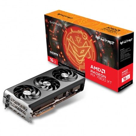 Grafična kartica AMD RX 7800XT Sapphire NITRO+ - 16GB GDDR6 | 2xDisplayport 2.1 2xHDMI 2.1a (...
