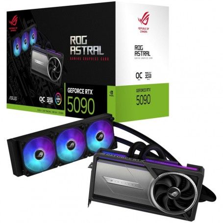 Grafična kartica nVidia RTX5090 Asus ROG Astral LC OC Edition - 32GB GDDR7 - (360mm vodno hlaj...